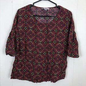 Forever 21 Multi Colour Blouse Sz M